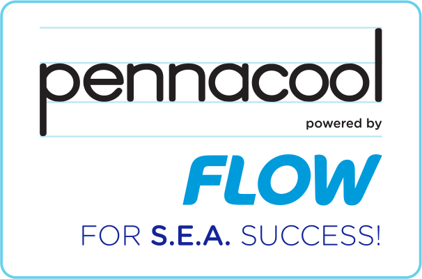pennacool powered by Flow Logo