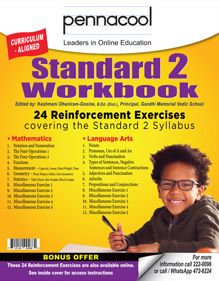 Standard 2 Workbook: Mathematics & Language Arts